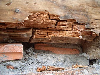 Falscher Einbau Holzbalken